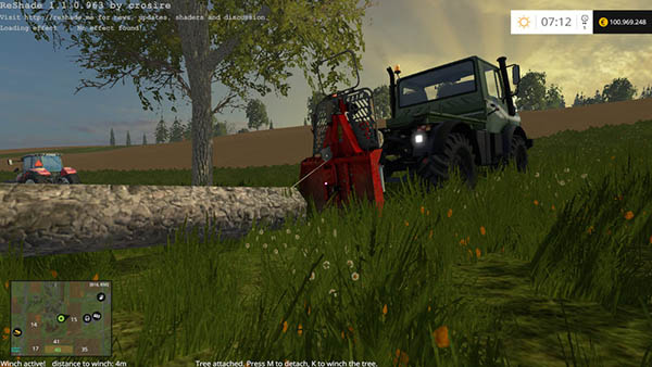 Functional forestry winch krpan winch v 1.0 Beta