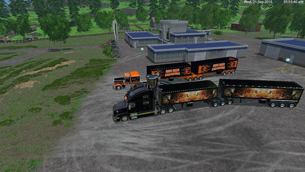 Grave Digger Truck Trailer Volvo Truck Trailer v 1.0