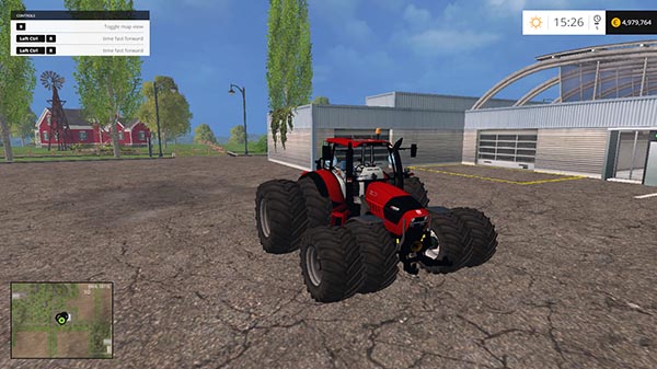 Huerlimann XL130 Twin Wheels Red