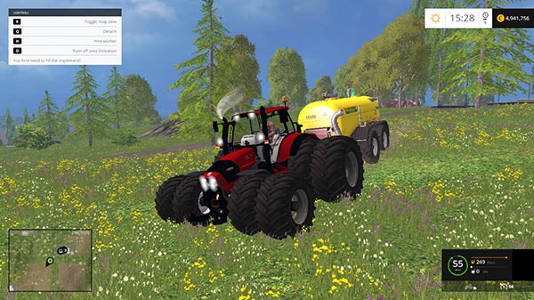 Huerlimann XL130 Twin Wheels Red