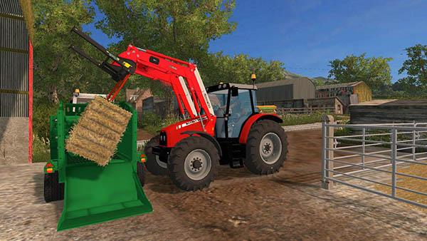 McHale C460 Straw Blower And Bale Feeder