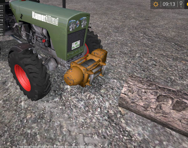 Mounted winch v 0.9 Beta 