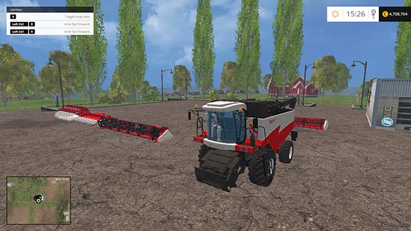 ROSTSELMASH TORUM 760 v 1.5 AND 4 HEADER