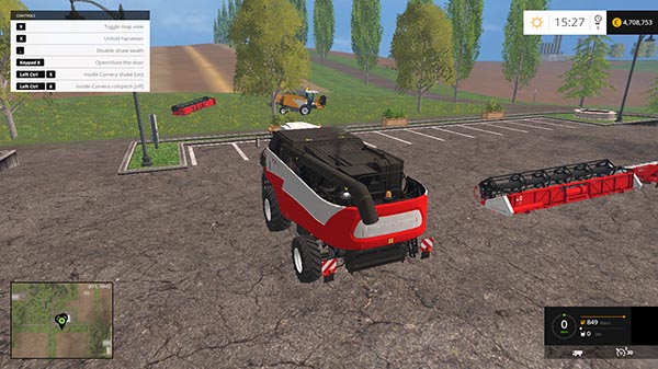 ROSTSELMASH TORUM 760 v 1.5 AND 4 HEADER