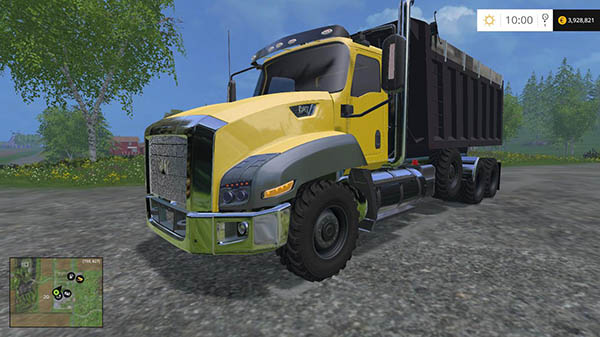 CAT T660 Tri Axle Dump v 1.0