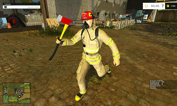 Firefighter placeable 001