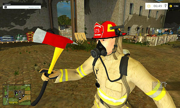 Firefighter placeable 001
