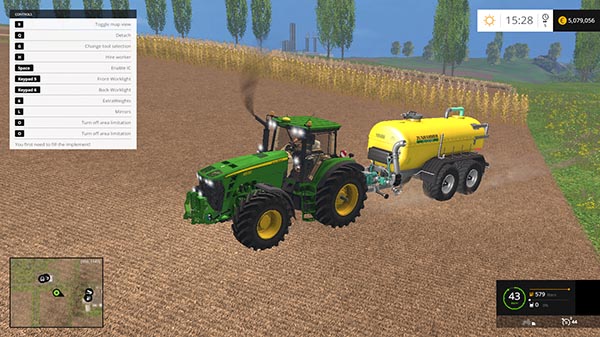 John Deere 8530 Washable v 1.0