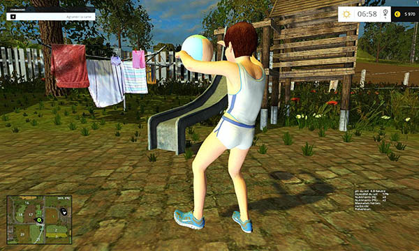 Little boy volleyball