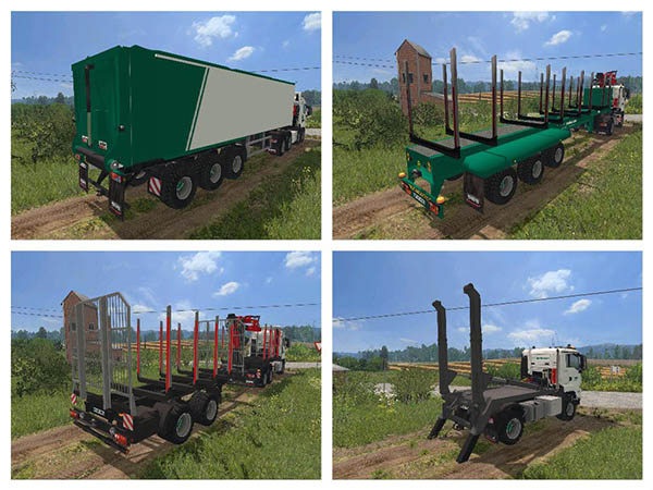 MAN TGS 41.480 Forest Pack v 2.0