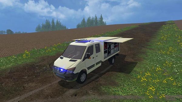 Mercedes Sprinter ambulance trolley NRW v 1.0