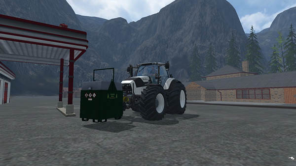 Mobile 800L diesel tank for the forest v 1.0