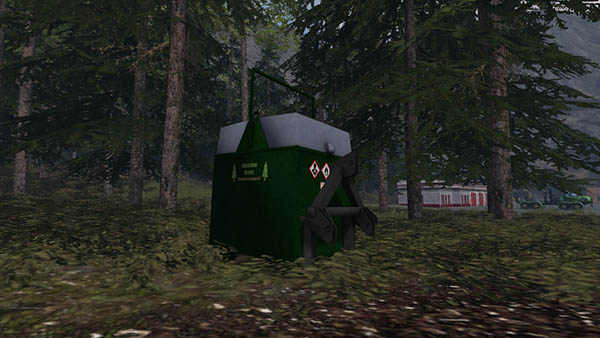 Mobile 800L diesel tank for the forest v 1.0