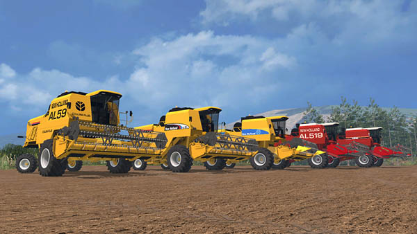 New Holland AL Pack - Autoleveling Combines v 1.0 