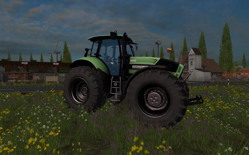 Deutz Agrotron X720 black wheels v 1.1