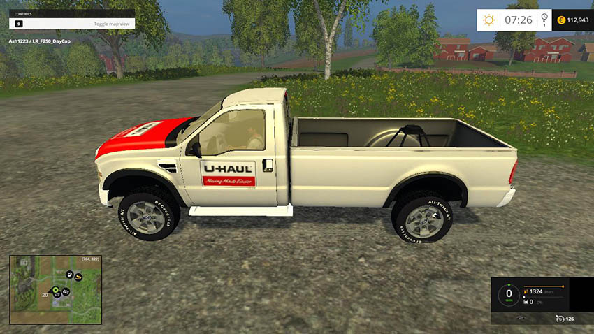 Ford F-250 Single Cab U-Haul Edit v 1.0