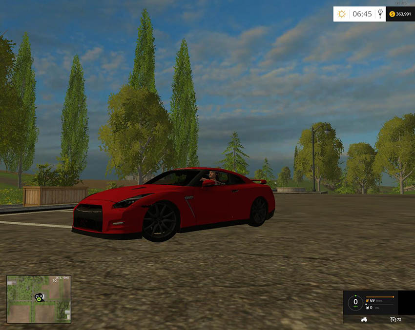 2015 Nissan Gtr Black Edition v 1.0