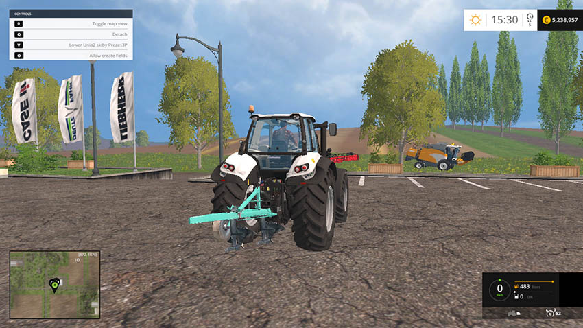 Plug Unia 2 skibowy rama od 3 v 1.0