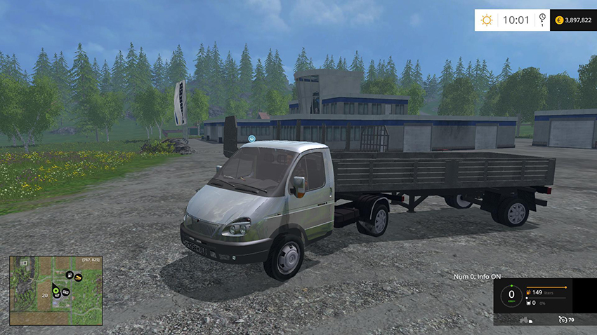 Gazelle with trailers v 1.0