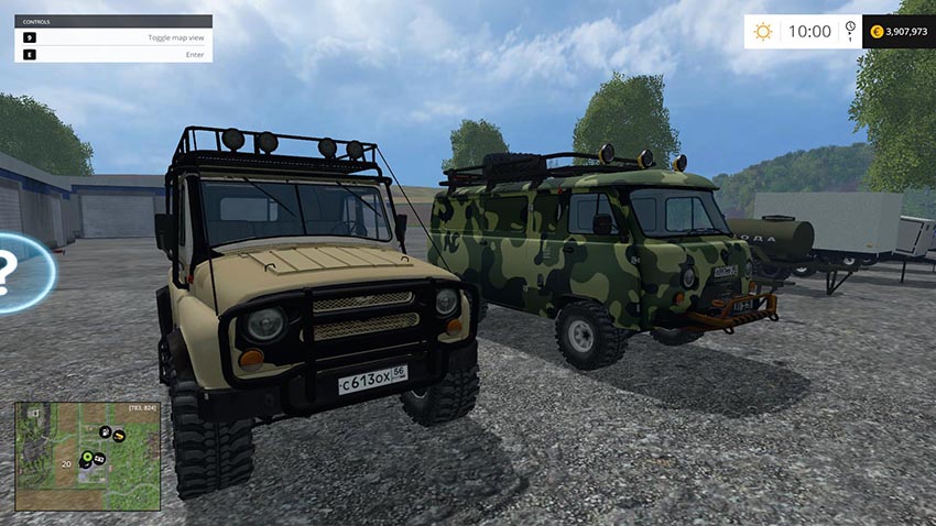 UAZ and Trailers Pack v 1.0