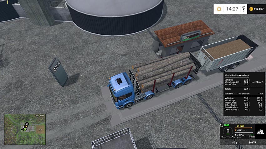 WeightStation For Wood Logs Placable v 1.0