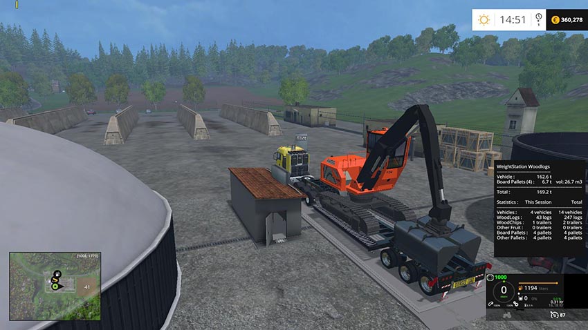WeightStation For Wood Logs Placable v 1.0