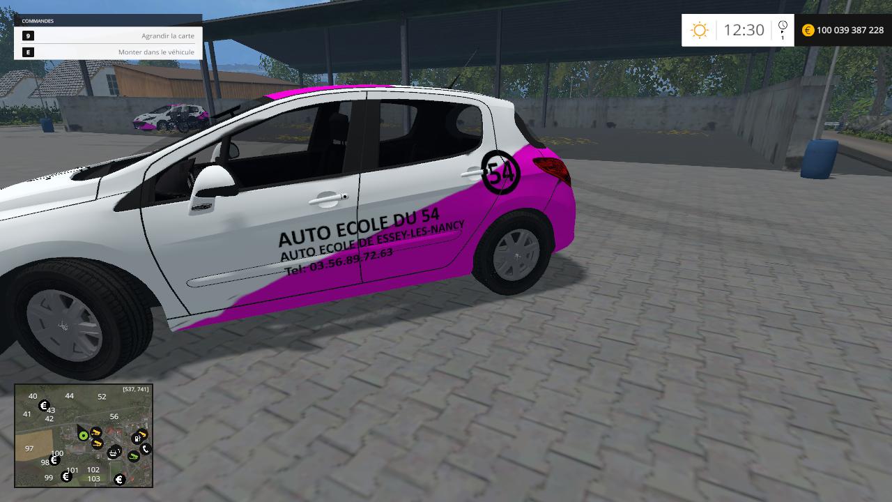 Peugeot 308 Auto Ecole By CYRIL854 v1.0