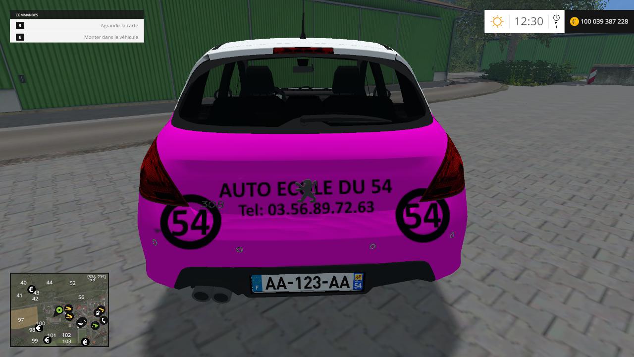 Peugeot 308 Auto Ecole By CYRIL854 v1.0