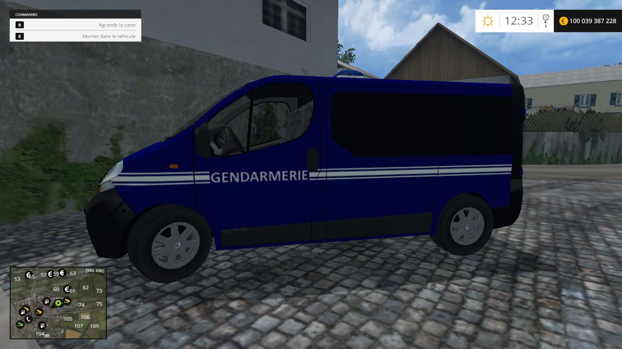 Renault Trafic Gendarmerie By CYRIL854 v1.0