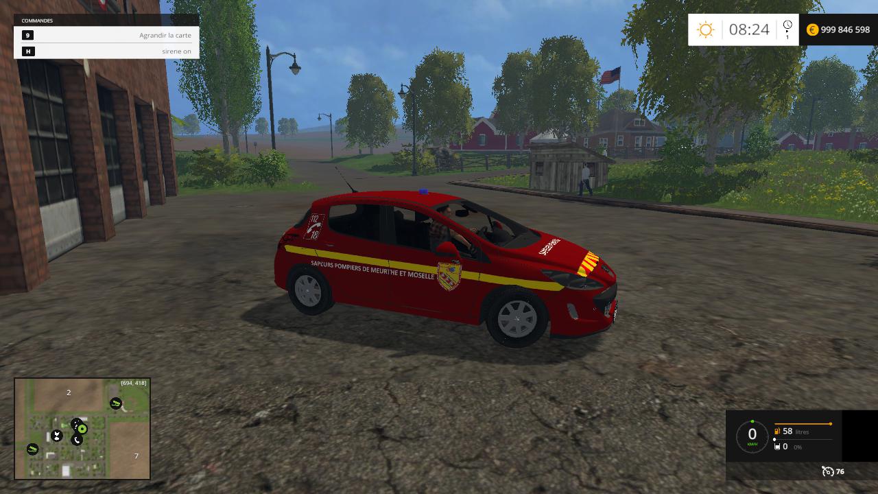 Vl Peugeot 308 Pompier v2.0