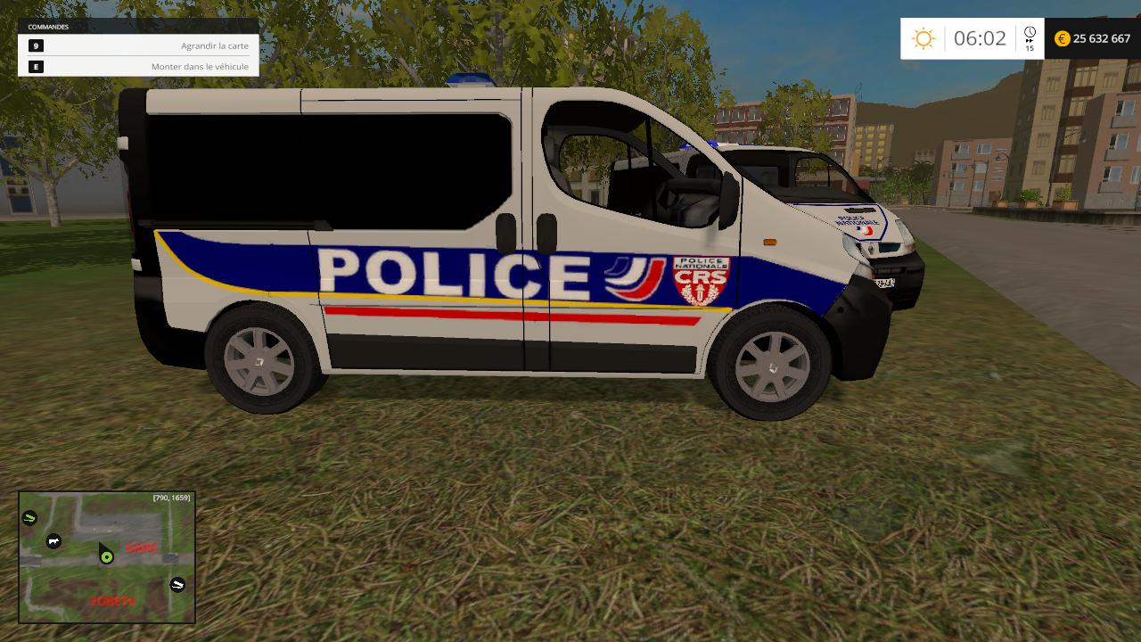 RENAULT TRAFIC POLICE NATIONALE VERSION (CRS) V1.0